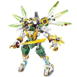 Ninjaed – blocs de construction de jouets, 929 pièces, modèle assemblé, Titan Mech, jouets éducatifs pour garçons, en Stock 