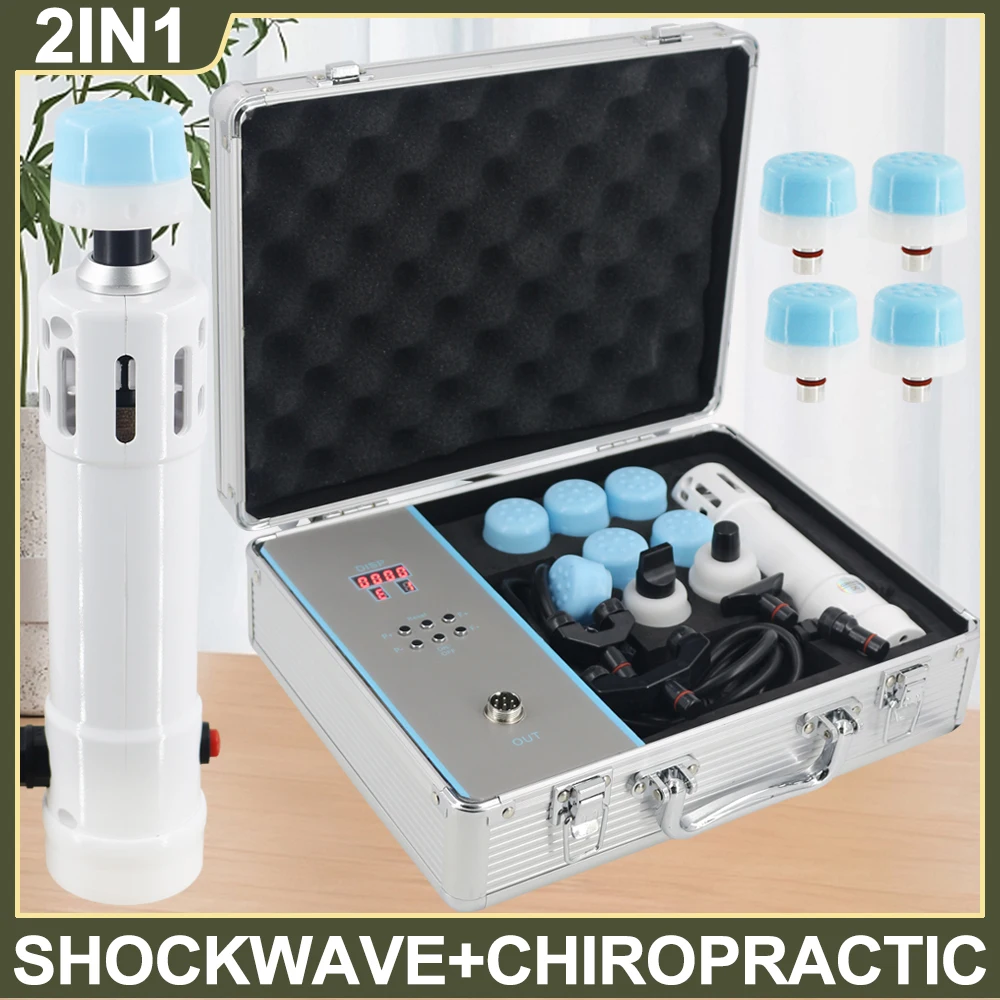 

New Shockwave Therapy Machine Physiotherapy Shock Wave Chiropractic Gun Effective ED Treatment Pain Relief Body Muscle Massager