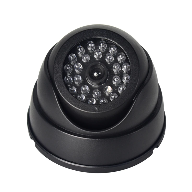

Dome Dummy Camera Creative Power Via Aa Battery Indoor Outdoor Plastic With Flashing Red Led Lights Led Fake Camera