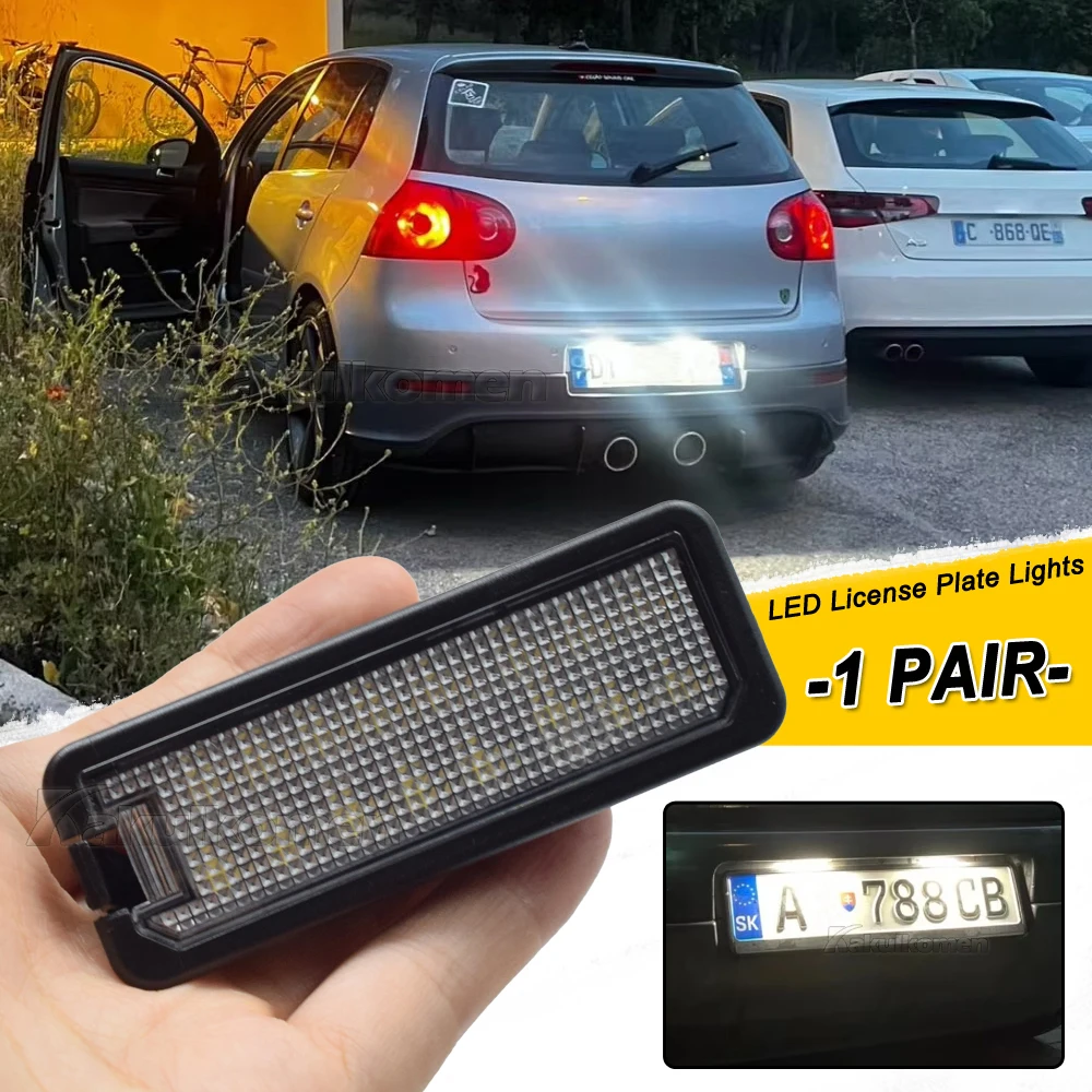 Golf Passat B6 Number Plate Light Car LED License Number Plate