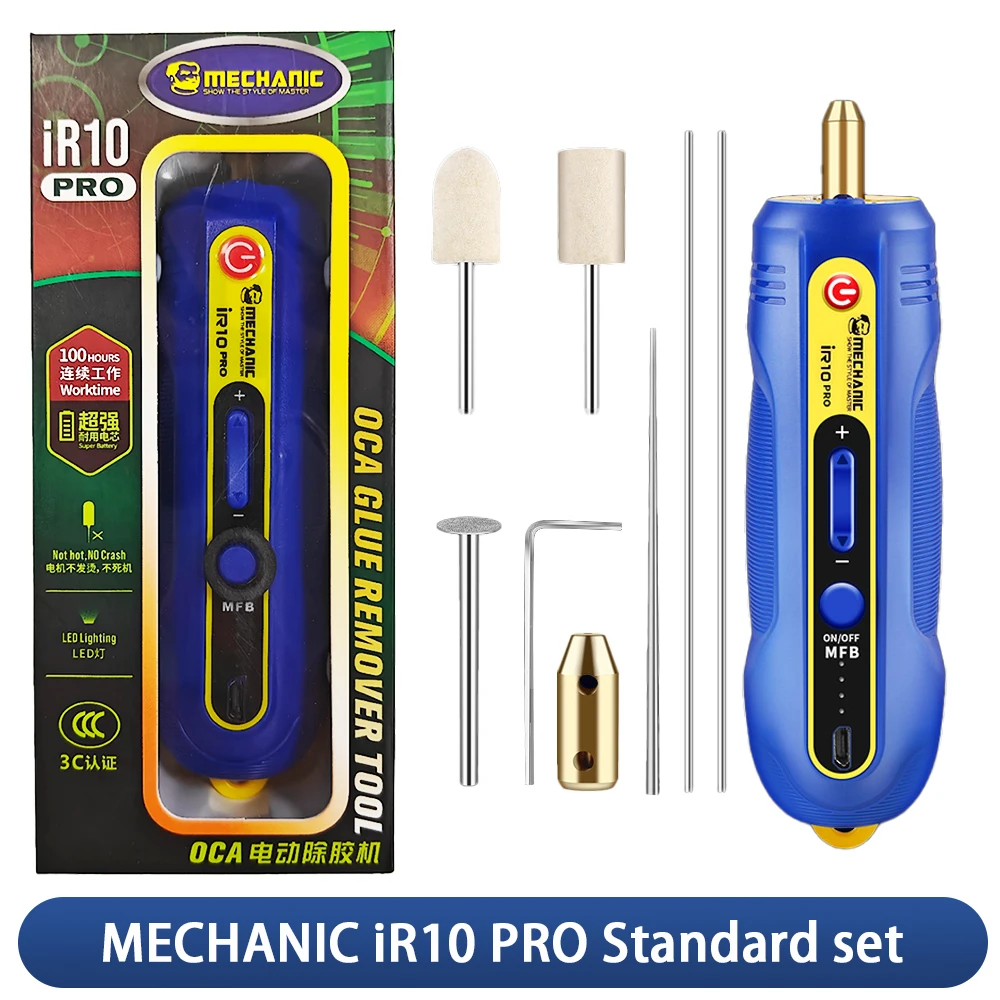 MECHANIC iR10 PRO Electric Glue Remover Pen 6in1 third gear adjustable for Mobil