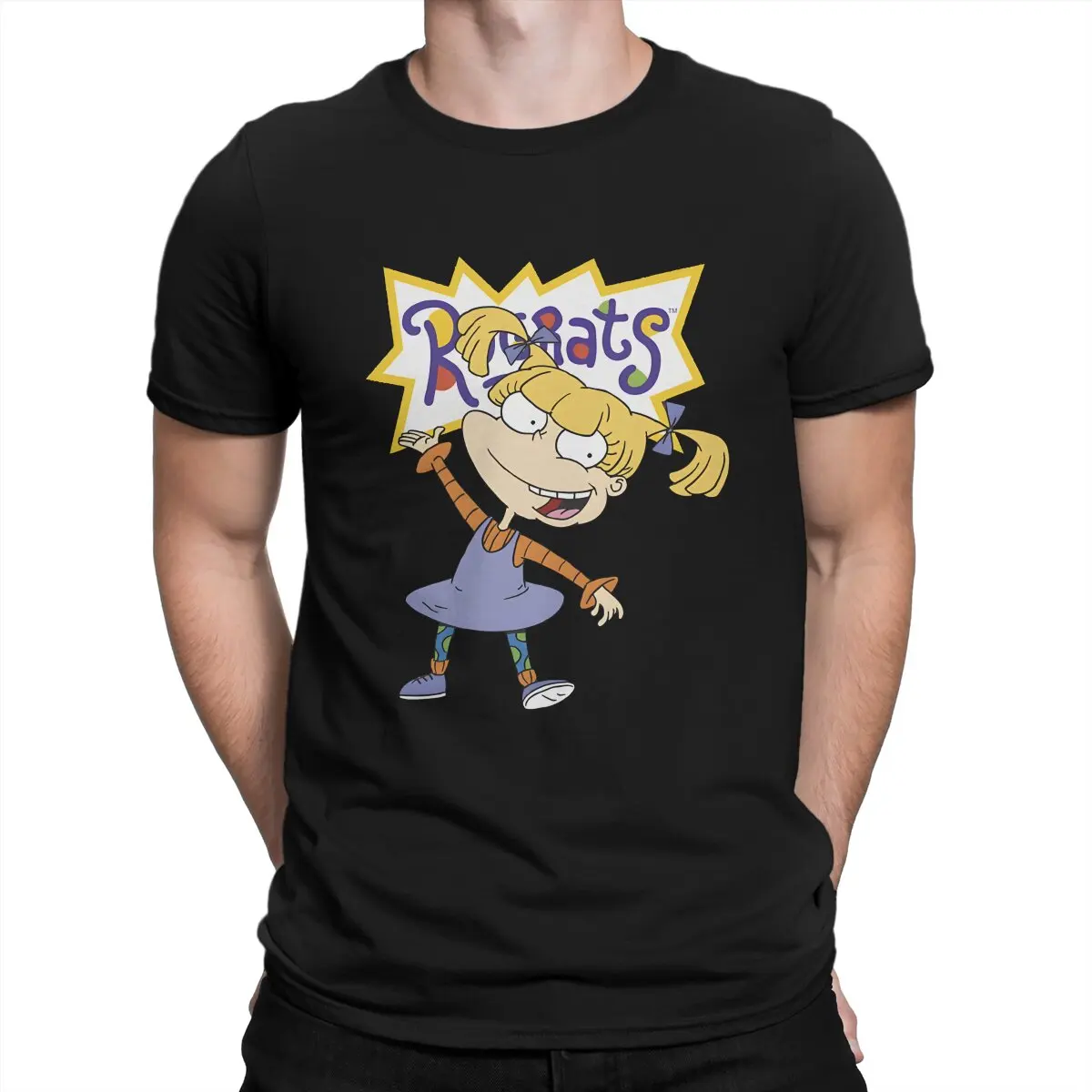 Fantastic Man's TShirt X-Rugrats Crewneck Short Sleeve 100% Cotton T Shirt Humor High Quality Gift Idea