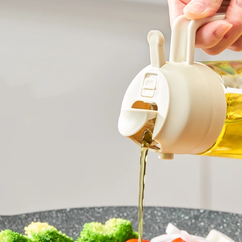 GIANXI Multifunction Oil Sprayer Outdoor BBQ Glass Olive Oil Diffuser Vinegar Soy Sauce Pour Bottle Kitchen Accessories oil sprayer