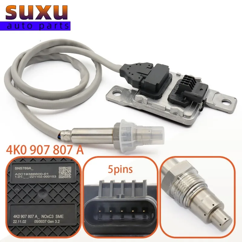 

Датчик оксида азота для AUDI A6 C8 Nox Sensor OEM 4K0907807D 4K0907807F 4K0907807E 4K0907807A 4K0907807G