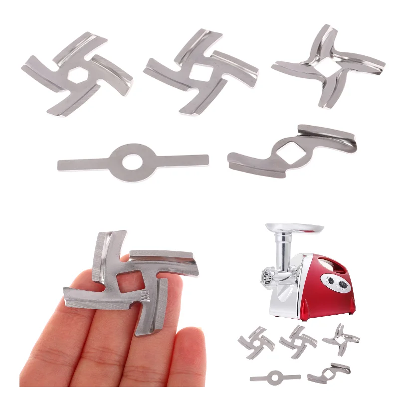 Meat Grinder Meat Grinder Spare Parts Food Grinder Attachments Meat Grinder Parts Mincer Blade Food Grinding Blade Knife Cutter Replacement fits for Braun Panasonic Vitek Scarlett Elenberg
