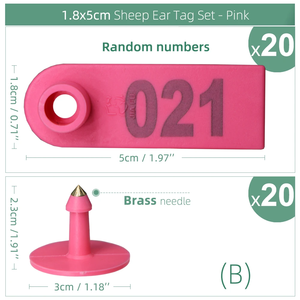Pinkx20pcs