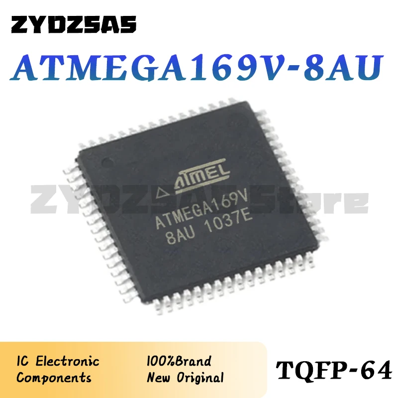 

ATMEGA169V-8AU ATMEGA169V-8 ATMEGA169V ATMEGA169 ATMEGA IC MCU Chip TQFP-64