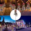 Solar Christmas Trees For Outside Multi-Color LED Yard Christmas Tree Christmas Pathway Lights Outdoor Christmas Tree 4