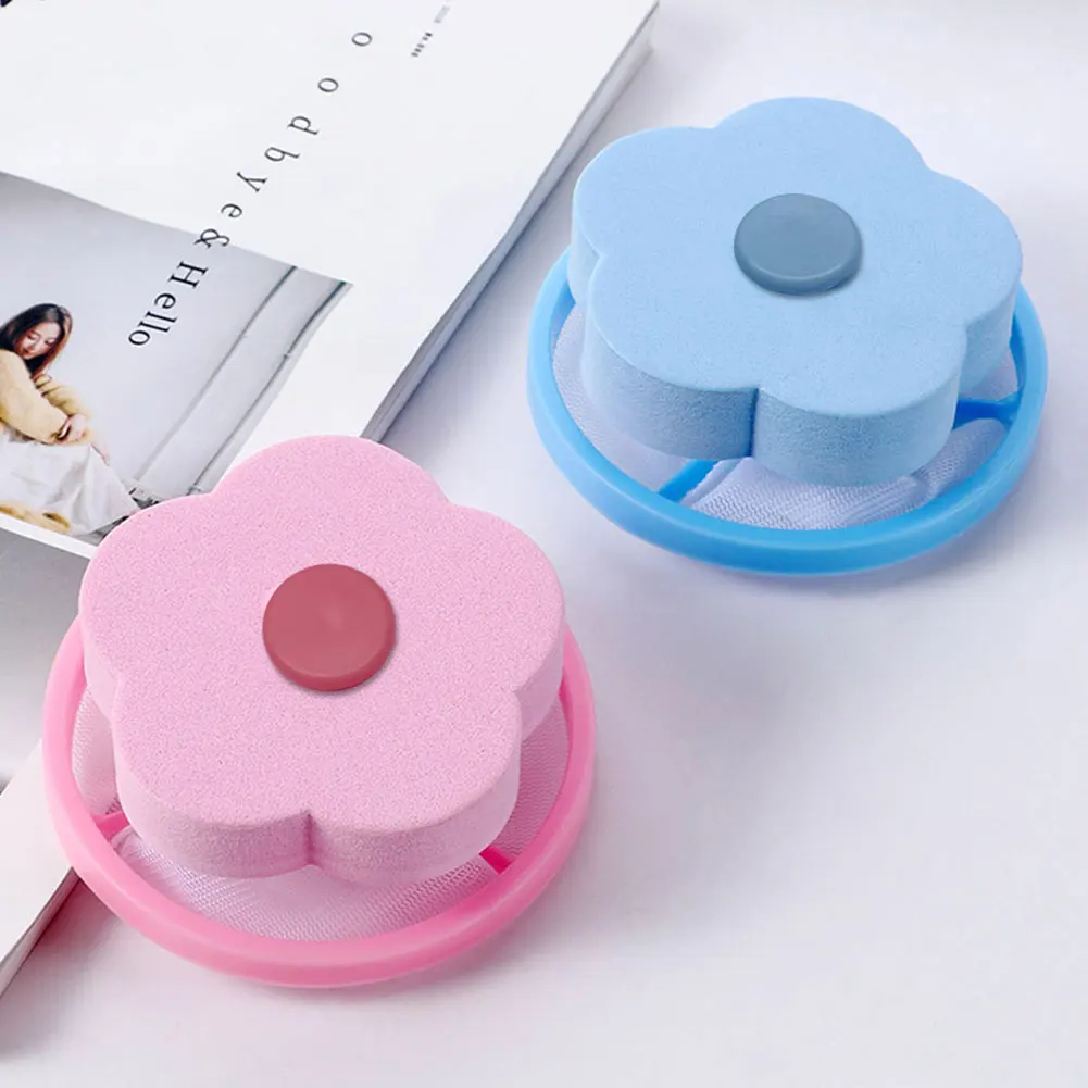 Washing Machine Hair Lint Catcher Reusable Filter Net Fur Hair Collector for Dog Cat