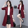 Elegant Loose-fit Women's Medium-length Trench Coat Fashionable British Style Overcoat