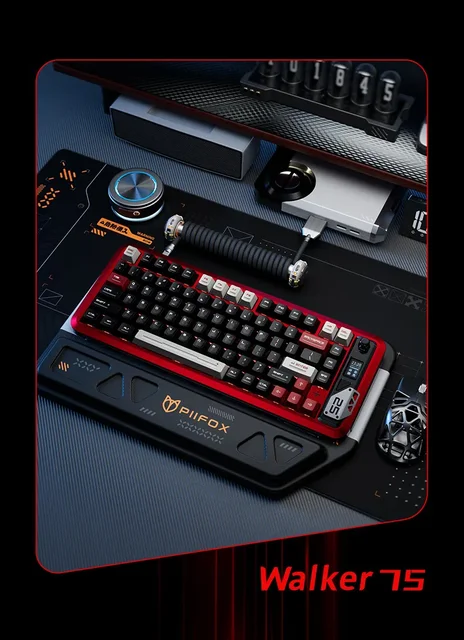 PIIFOX ER75 磁気スイッチ PIIFOX ER75 Magnetic Switch Keyboard Aluminium alloy