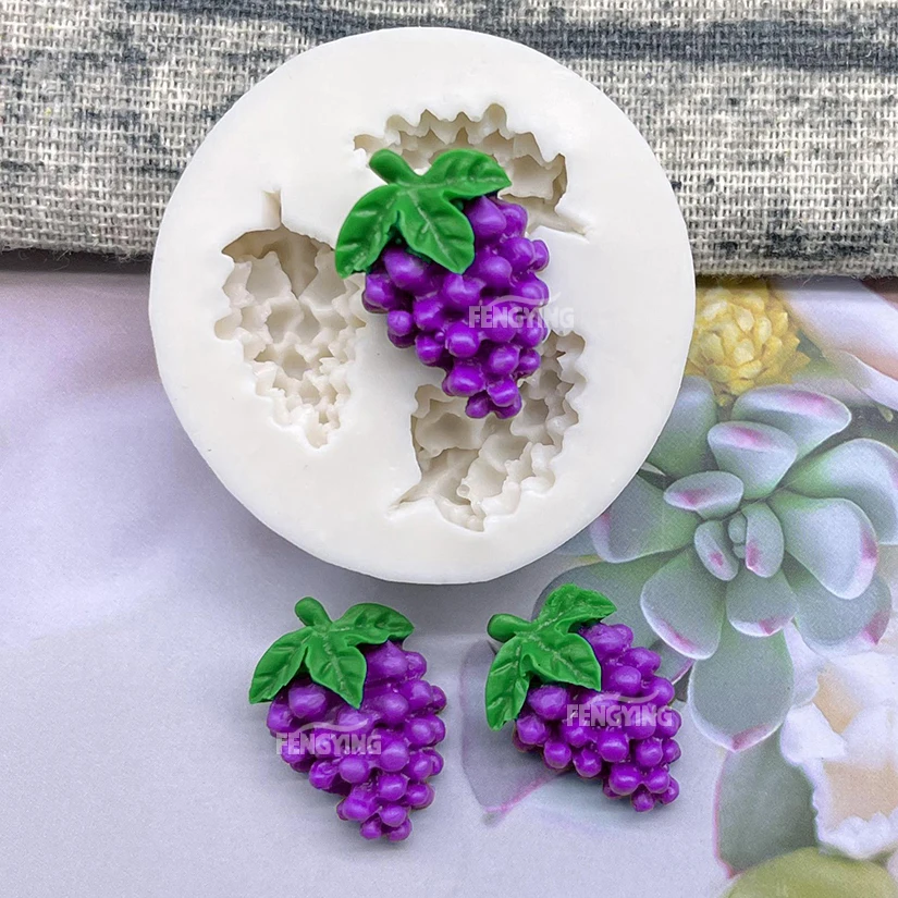 

Grape Silicone Cake Baking Mold Sugarcraft Chocolate Cupcake Resin Tools Fondant Decorating Tools