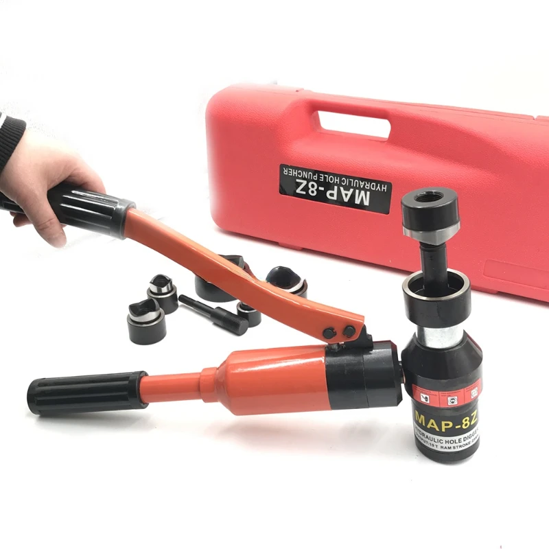 

Hand Hydraulic Digger hole Maker sheet Metal Punch Tool hole digger