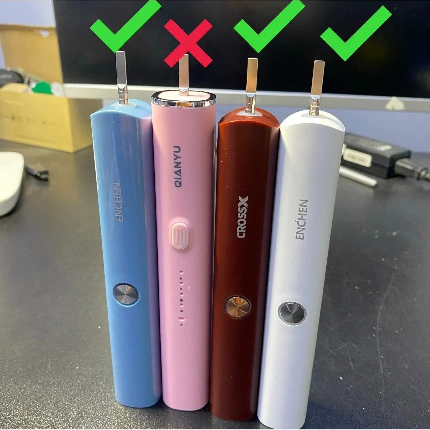 ENCHEN Aurora t + 전동 칫솔 헤드에 적합 기존 칫솔 헤드 액세서리 성인 교체 브러시 헤드 노즐