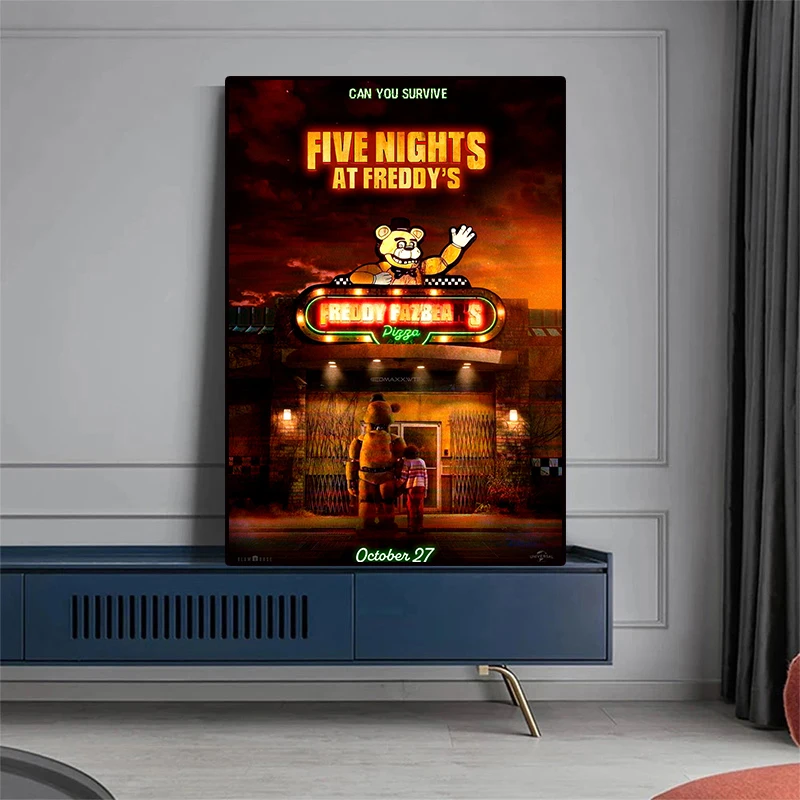 FNAF-Ultimate Group Thriller Game Retro Poster Character Canvas Painting  Wall Art Pictures for Living Room Decor Home Decor - AliExpress