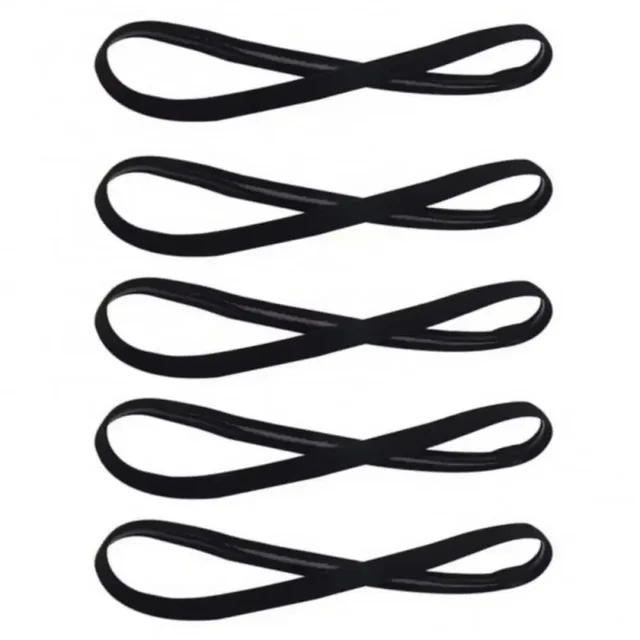 1/5/20Pcs Simple Elastic Headbands Unisex Sports Hairband Non-Slip Silicone Strip Sweat Guide Yoga Running Fitness Accessories