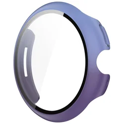 Premium Tempered Glass & Full - Cover Protection for 45 mm (Blue and Purple)