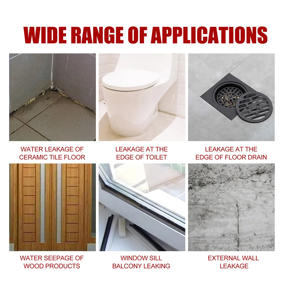 Description Picture 4 of itemWaterproof Glue Multifunctional Wall Repair Agent Leak-proof Repair Adhesive Clear-Seal Sealant Glue Sealers for Home Bathroom