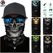 

Seamless Balaclava Magic Scarf Neck Face Cover Ghost Skull Skeleton Head Bandana Shield Headband Headwear Bandanas Men Bicycle