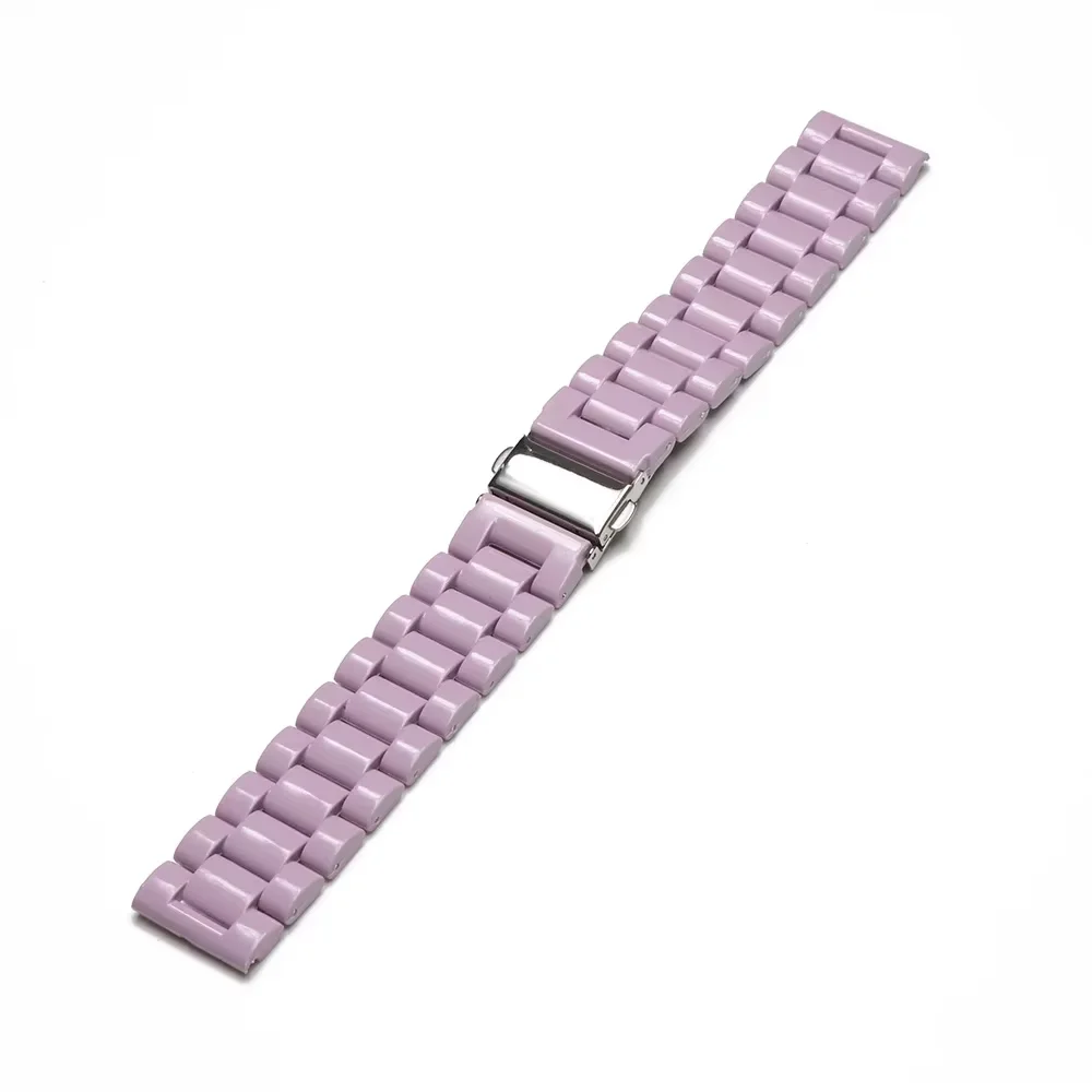 Colorful Transparent Resin Watchband - Fashion Bracelet Strap