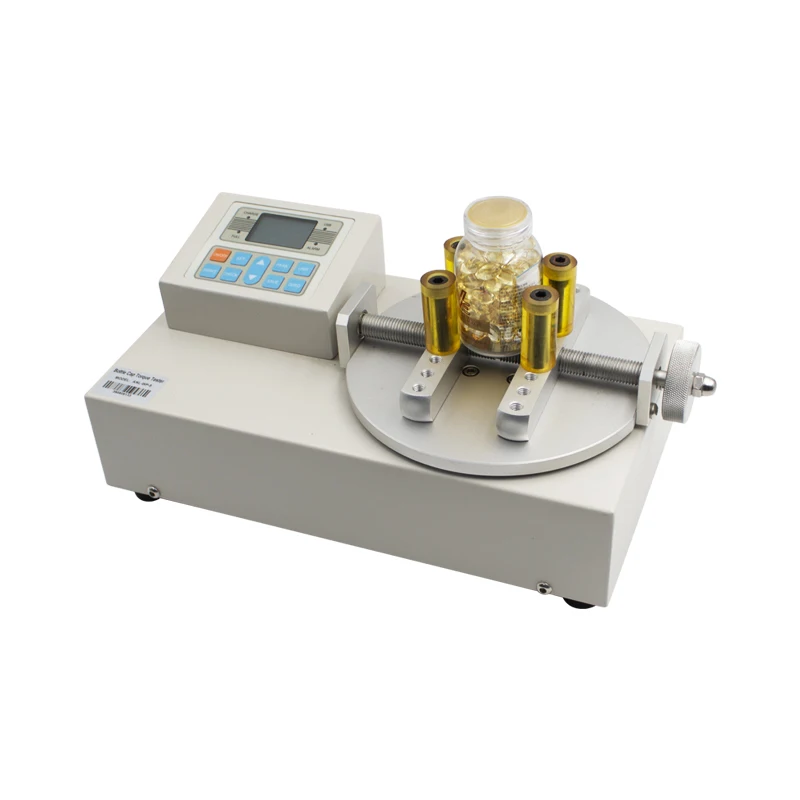 

Digital bottle lid torque meter tester