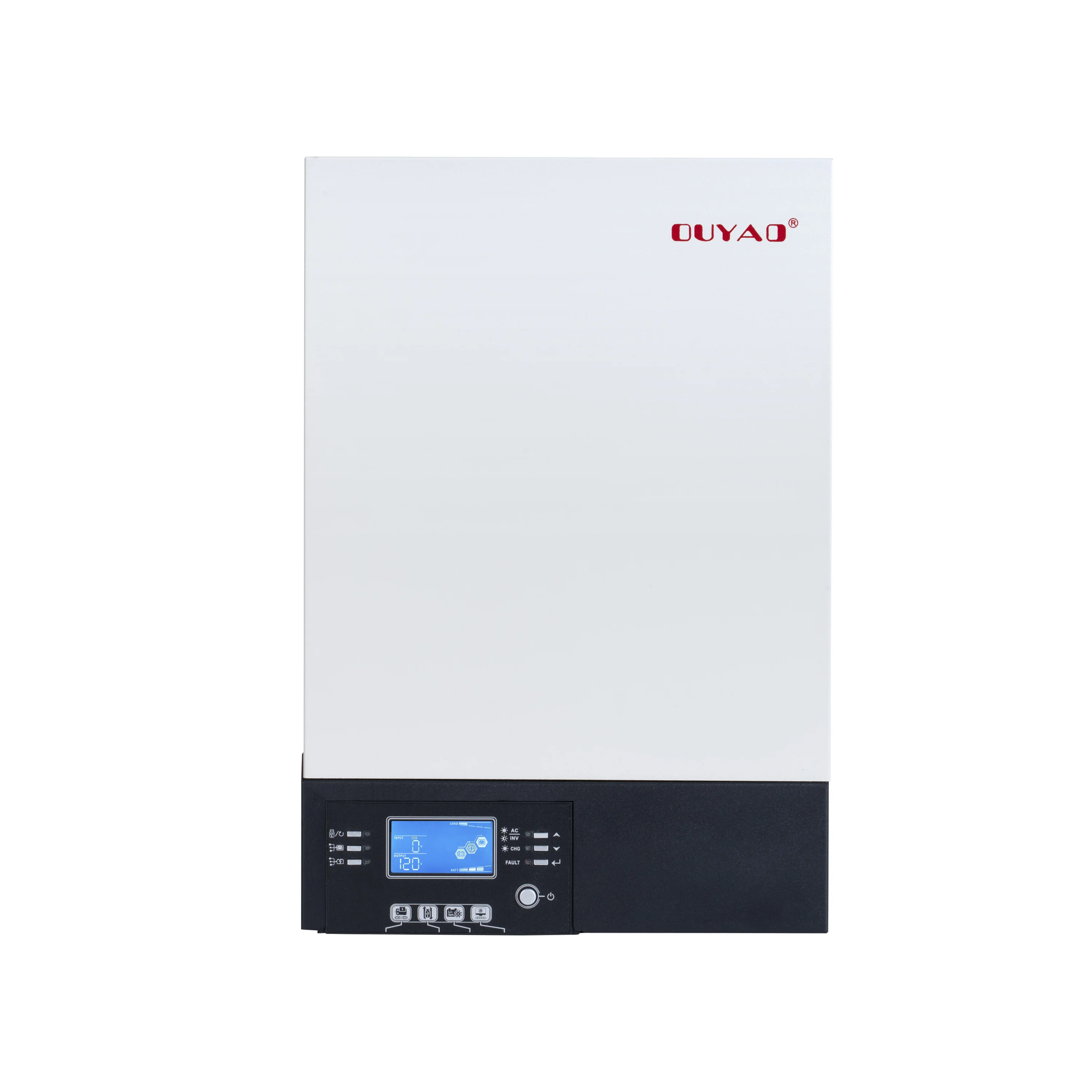 

ouyad inverter 5kw off grid optional built-in WIFI detachable LCD control module pure sine wave solar inverter hybrid 5000w