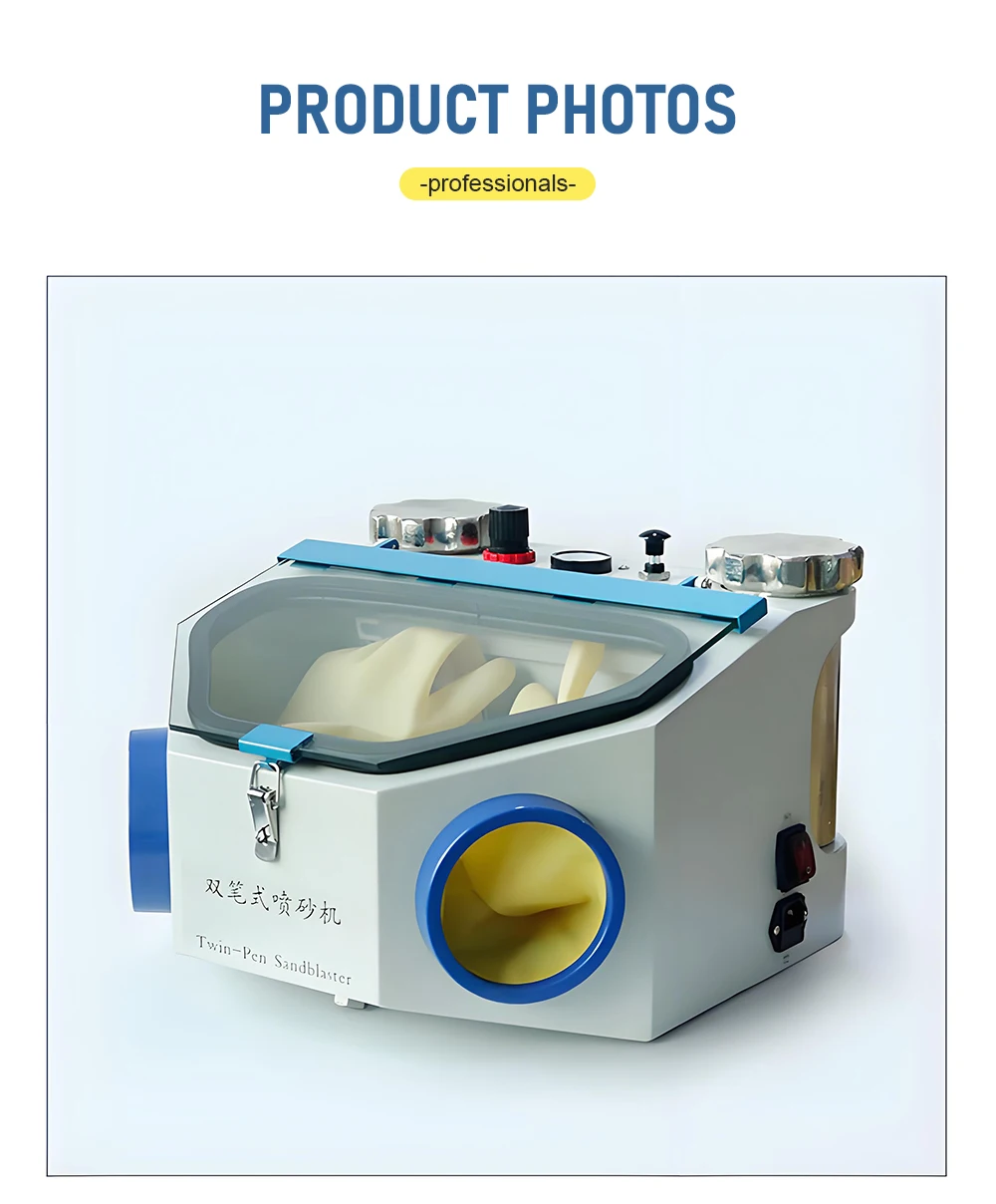 Sanding Blaster Jewelry Sandblasting Machine Desktop Double-pen Sandblasting Mac