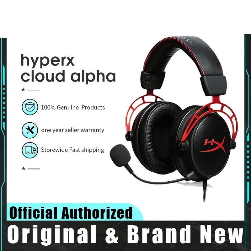 

2024 Cloud Alpha/Alpha S игровая гарнитура E-sports, гарнитура с микрофоном, наушники для ПК PS4 Xbox