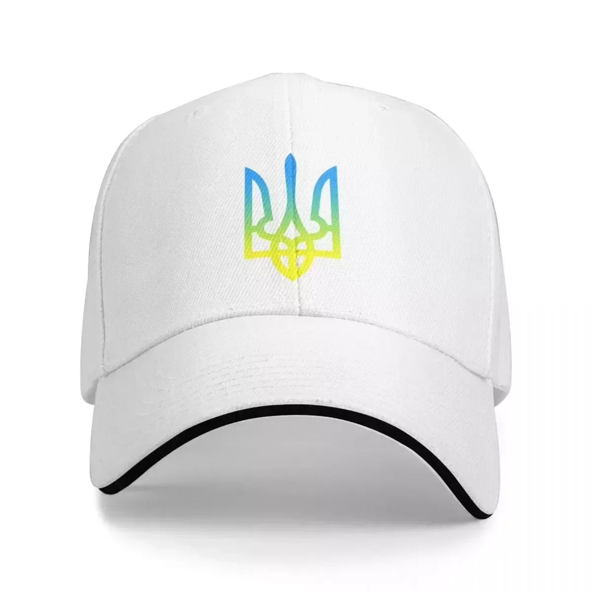 

2024 New Ukrainian Symbols Trident, National Coat Of Arms Baseball Cap Icon Wild Ball Hat Cosplay Women'S Cap Men'S