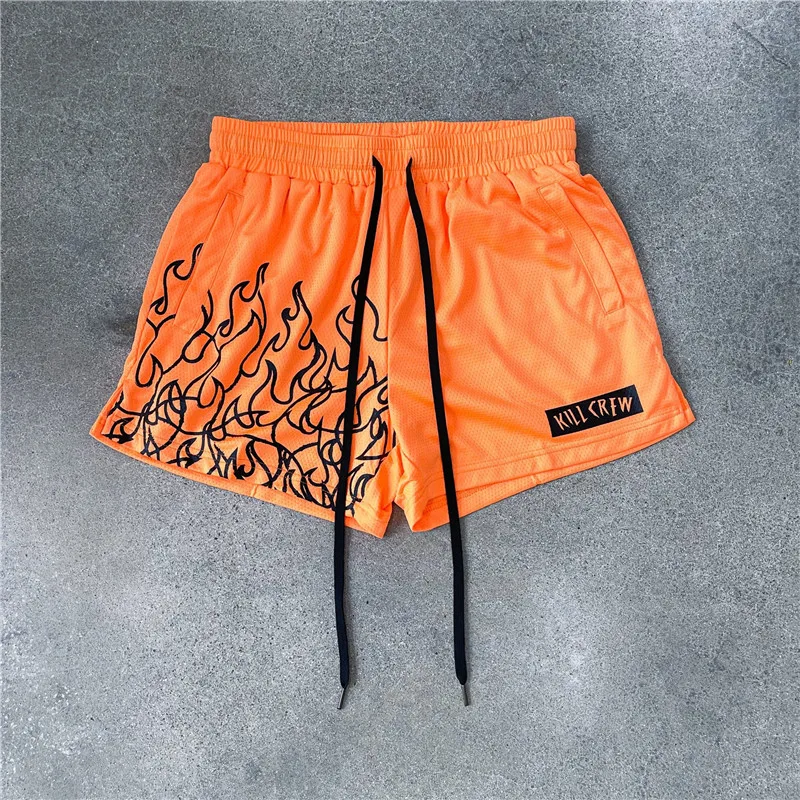 American style Men's shorts New Summer Sports and Fitness Shorts Gym Running Training Quick Drying Breathable Beach Pants 4