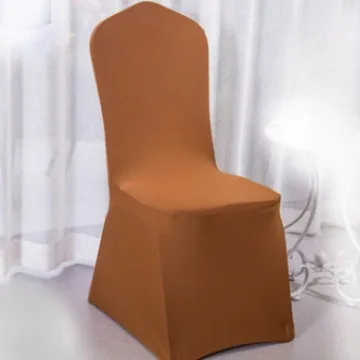 Elegant Red and White Elastic Chair Cover