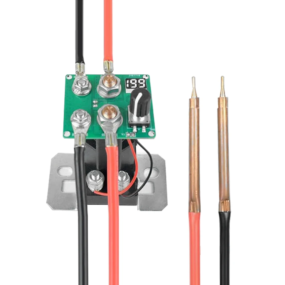 

Spot Welder DIY Kit 99 Gears of Power Adjustable Spots Welding Control Board for 18650 Battery 0.1-0.3mm Nickel Sheet