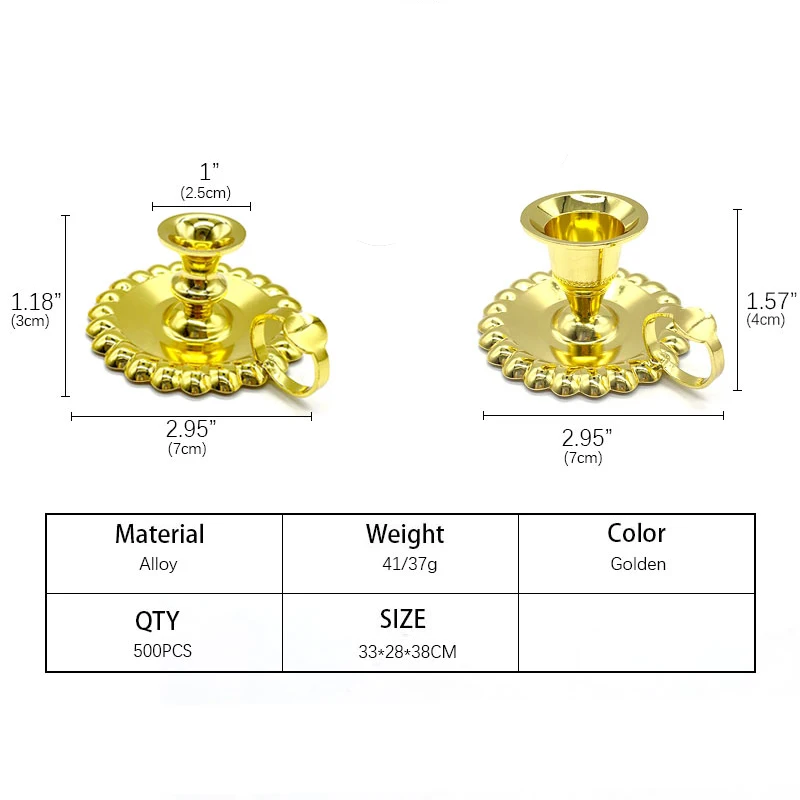 Orthodox Church Candlestick Zinc Alloy Candlestick for Religious Ceremonies Home Decor Family Prayer Corner Ornament