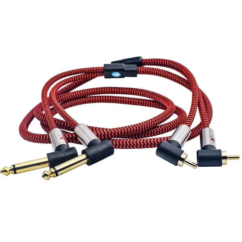 ̾  ̺ ͼ ֿܼ  6.35mm- RCA AMP 2*RCA-2*1/4ġ   OFC ̺ 1M 2M 3M 5M 8M 10M