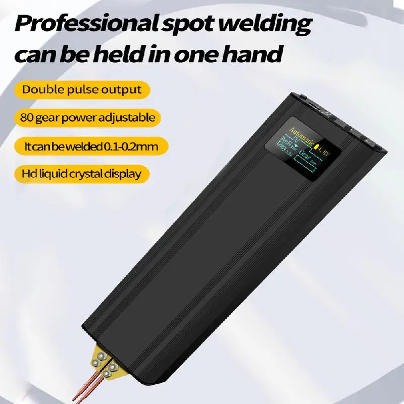Portable Handheld Spot Welding Machine 80 Gears Spot Welder Adjustable  LCD Digital Display 18650 Battery Spot Welding 5
