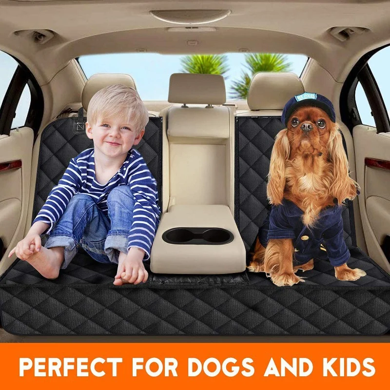 Housse de siège de chien de voiture pour siège arrière, imperméable, tapis de protection de siège arrière pour animaux de compagnie, antidérapant, support de sécurité universel pour chiens de sortie