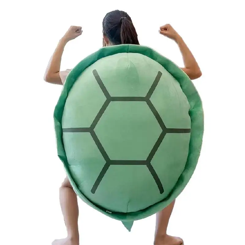 

Wearable Stuffed Turtle Shell Giant Pillow For Adults Soft Cozy Tortoise Shell Cushion Fun Wearable Turtle Shell Sleeping Pillow