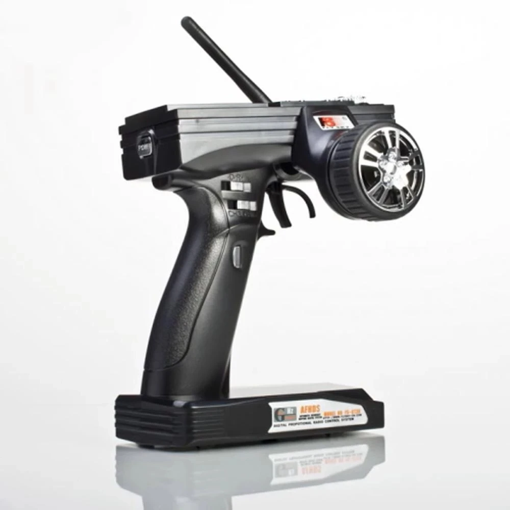 Modelo de radio Flysky FS-GT3B, 2,4G, 3 CANALES, mando a distancia, transmisor y receptor LCD para coche teledirigido, barco