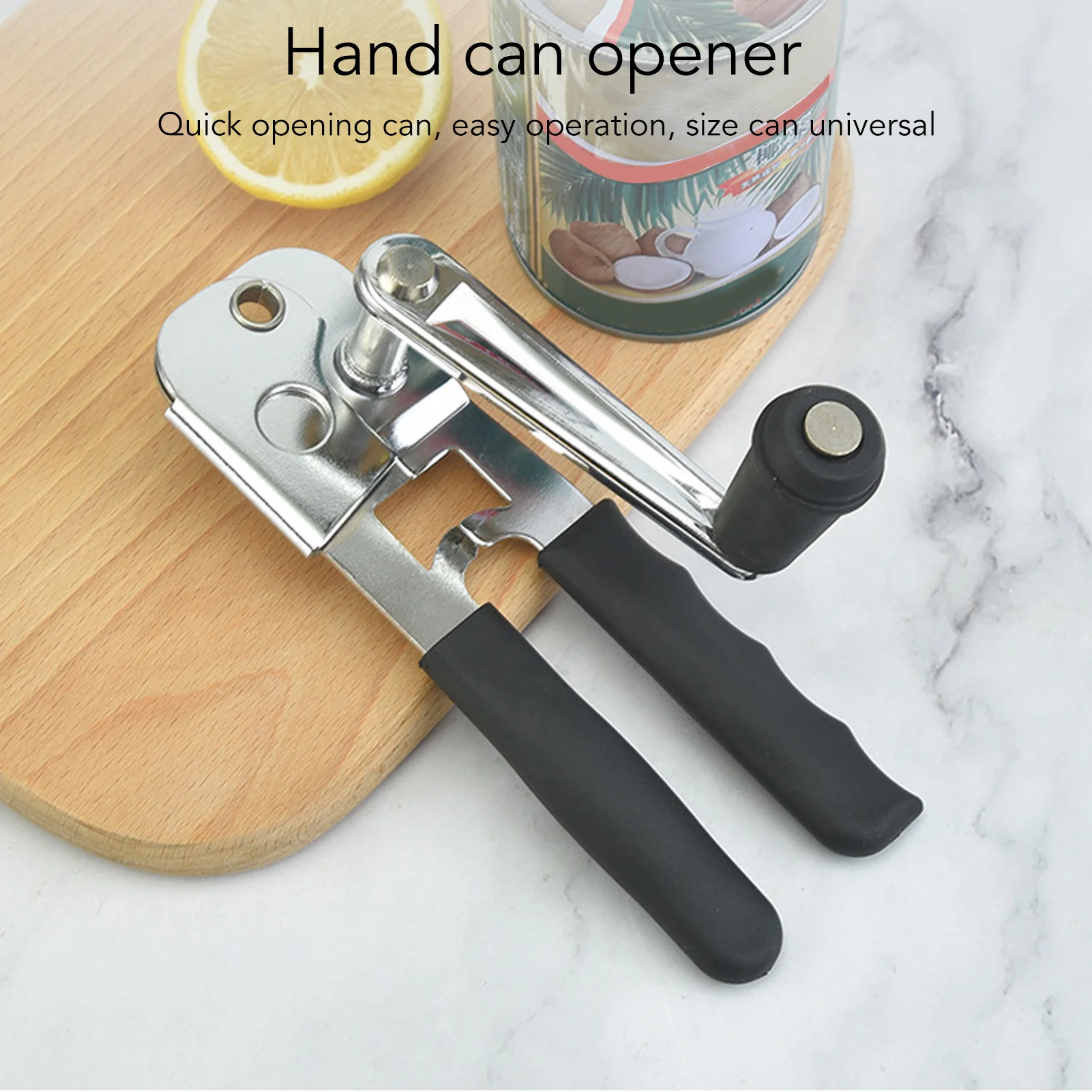 

Can Lid Opener Manual Can Opener Can Opener Professional Safety Portable Manual Can Lid Opener for Home Kitchen Outdoor Camping