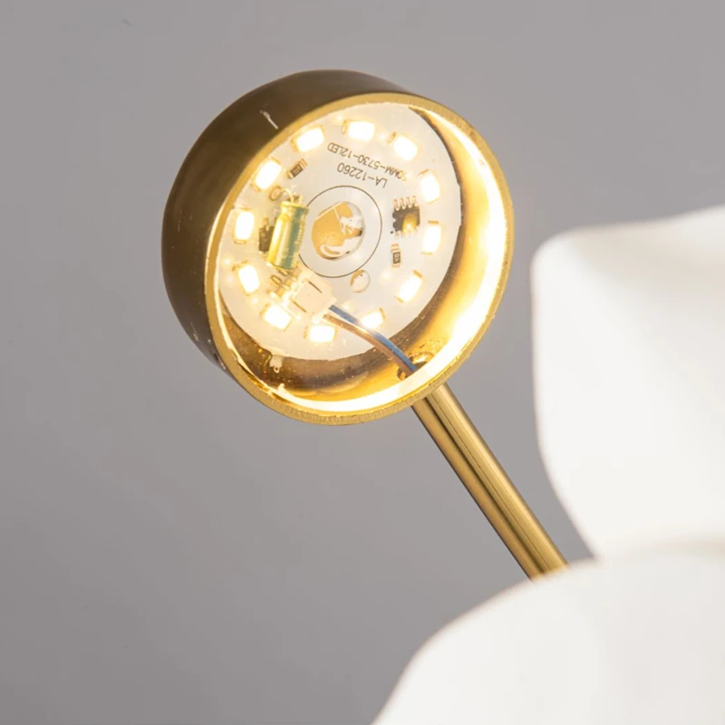 New Wall Lamp Chinese Indoor Led Ceiling Chandelier For Bedroom Living Room Corridor Lotus Pendant Light Furniture Decoration 4