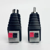 4/10/40 Pcs RCA Male to Terminal Block RCA Female to Terminal, Solderless Crimp AV Audio Video Connector for Speaker Home Theate 6
