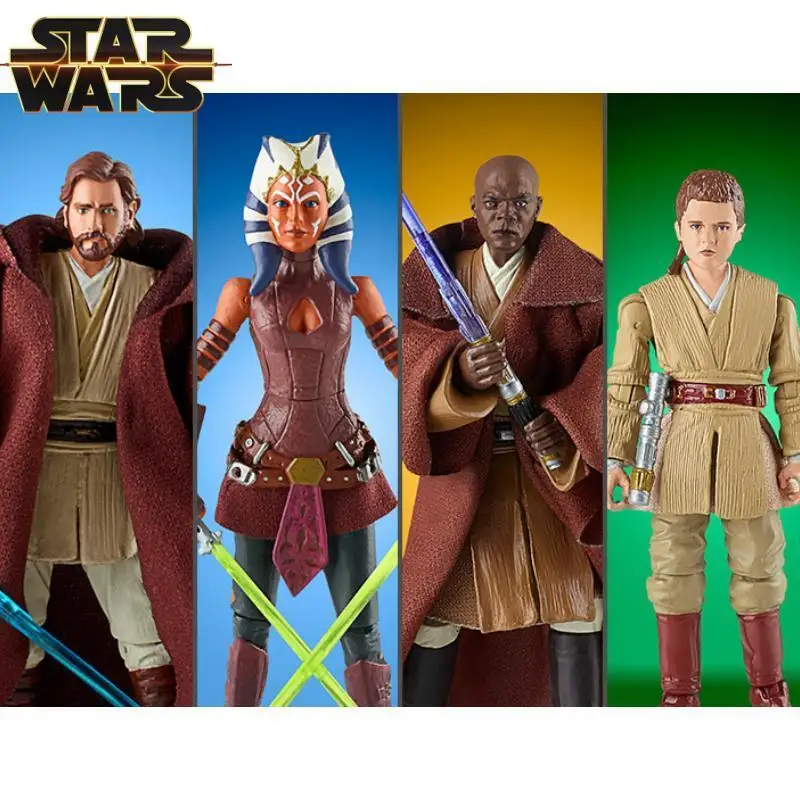 In Magazzino Genuine Star Wars La Collezione Vintage Obi-Wan Kenobi Anakin Skywalker Tcw Ahsoka Tano Mace Windu Action Figure Toys