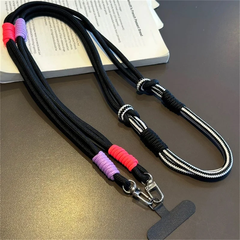 Elegant Crossbody Mobile Phone Lanyard with Stylish Hanging Chain Design