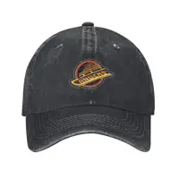 Vintage Canucks Baseball Cap Music Band Tour Gift For Fans Women Men Trendy Sunscreen Baseball Caps Cotton 1