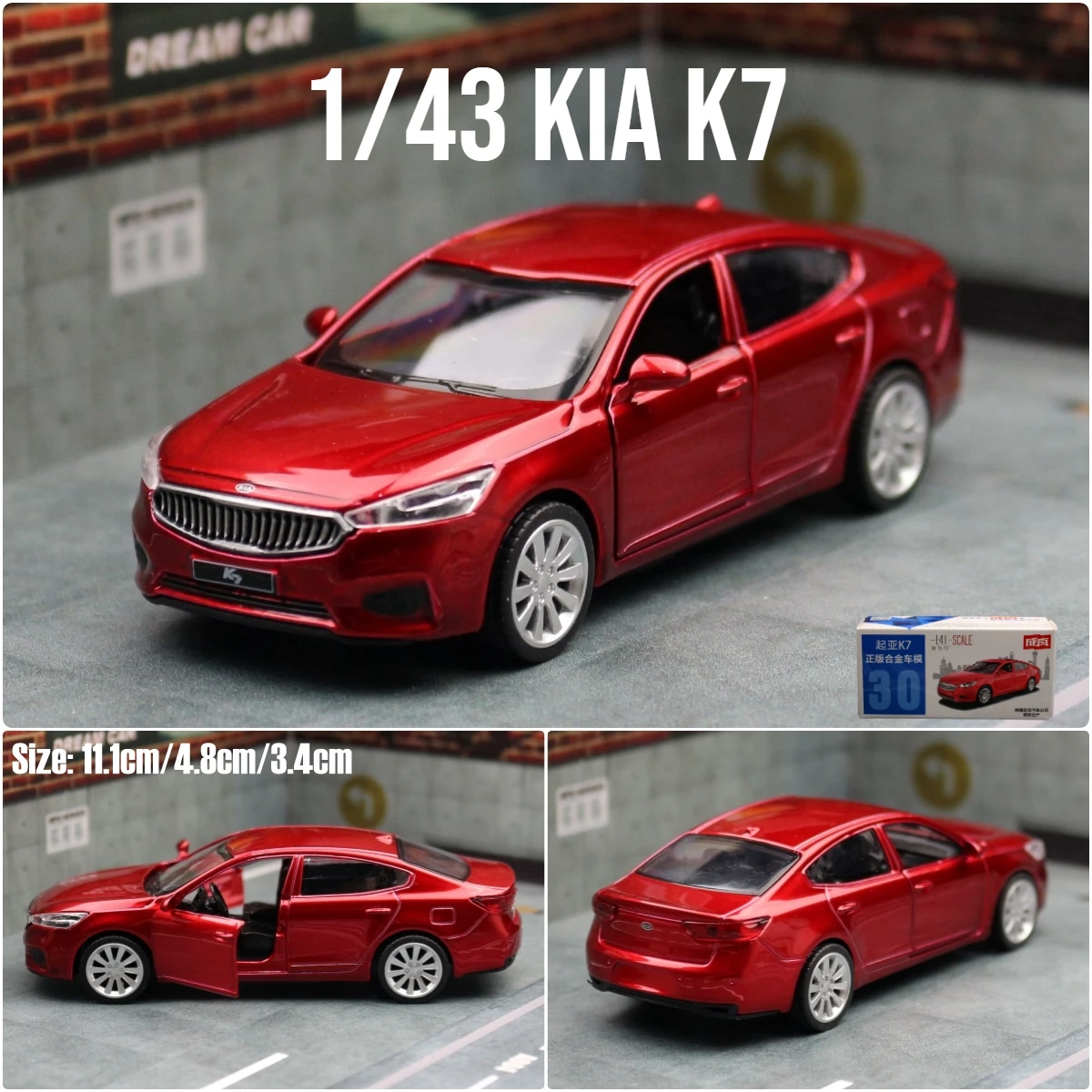 ヒュンダイ　キア　ミニカーセット 新品 KKDCACC025 KK scale 1/18 フォルクスワーゲン Scirocco