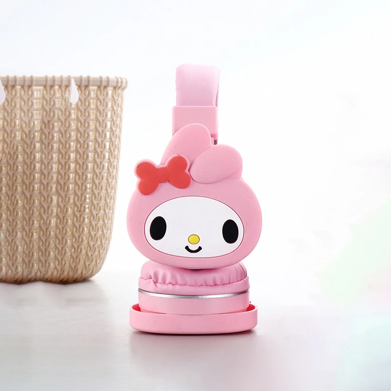 Sanrio-My Melodyワイヤレスヘッドセット,漫画のヘッドセット