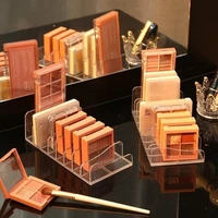 New Eyeshadow Palette Organizer Eyepowder Storage Tray Cosmetics Rack Makeup Tools Compartment Holder For Women Makeup Organizer 2