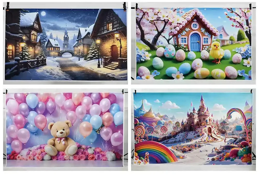 Фон для фотосъемки с изображением рождественской елки | AliExpress