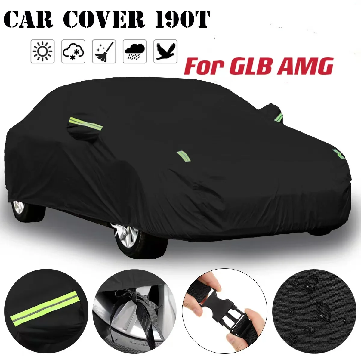 

For M-ercedes B-enz GLB Outdoor Protection Full Car Covers Snow Cover Sunshade Waterproof Dustproof Exterior Car accessories