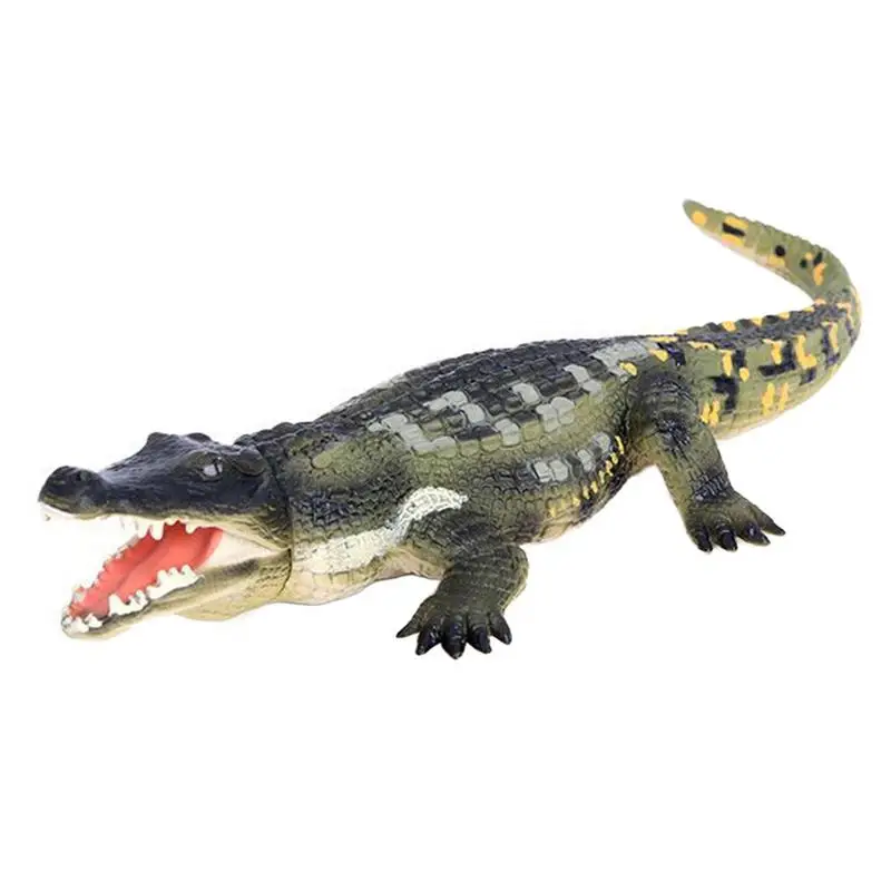 

Фигурка крокодила, Реалистичная фигурка крокодила, статуэтка крокодила, Обучающие игрушки, модель животного из джунглей дикой жизни